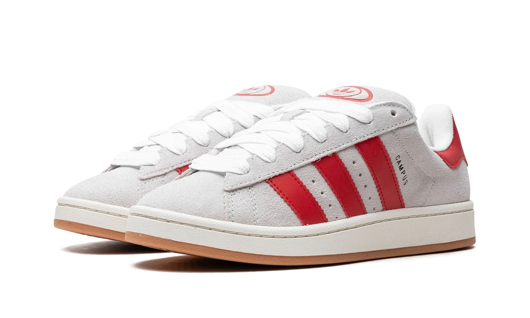 Adidas Campus 00s Crystal White Better Scarlet (Women's) - Image 2