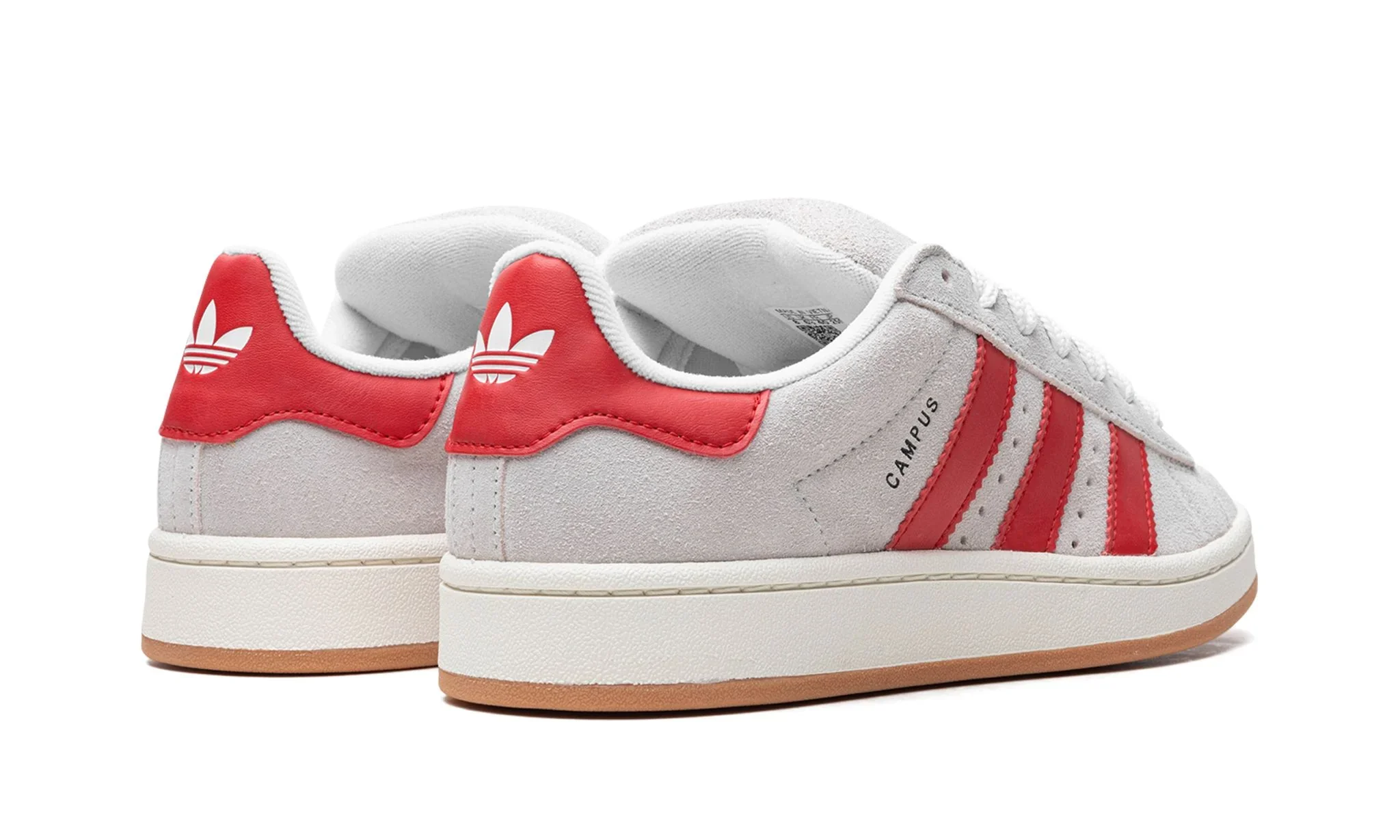 Adidas Campus 00s Crystal White Better Scarlet (Women's) - Image 3