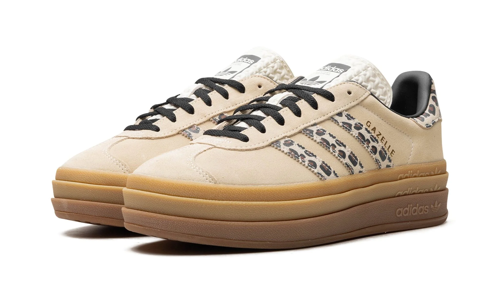 Adidas Gazelle Bold Cream Black Leopard - Image 2