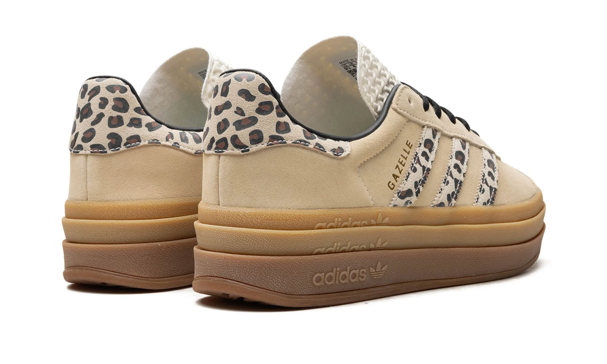 Adidas Gazelle Bold Cream Black Leopard - Image 3