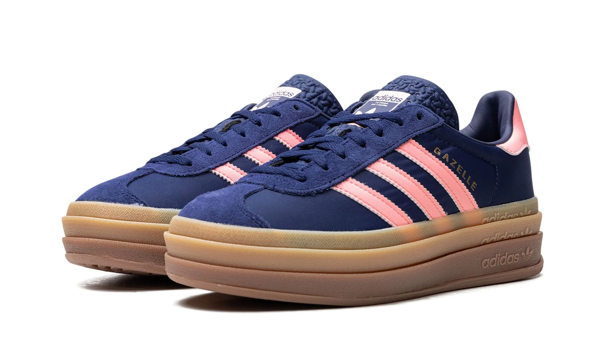 Adidas Gazelle Bold Dark Blue Pink Spark (Women's) - Image 4