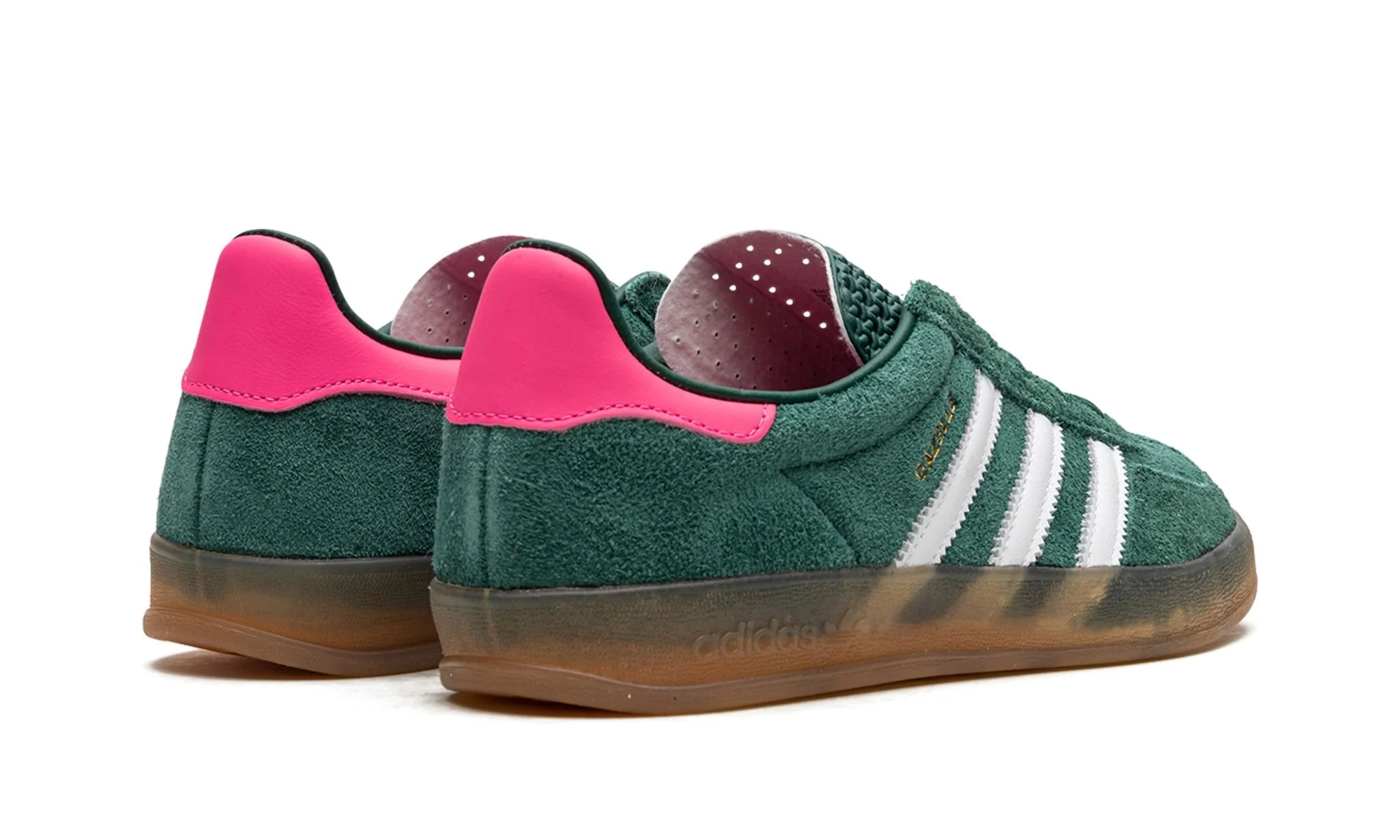 Adidas Gazelle Indoor Collegiate Green Lucid Pink - Image 3