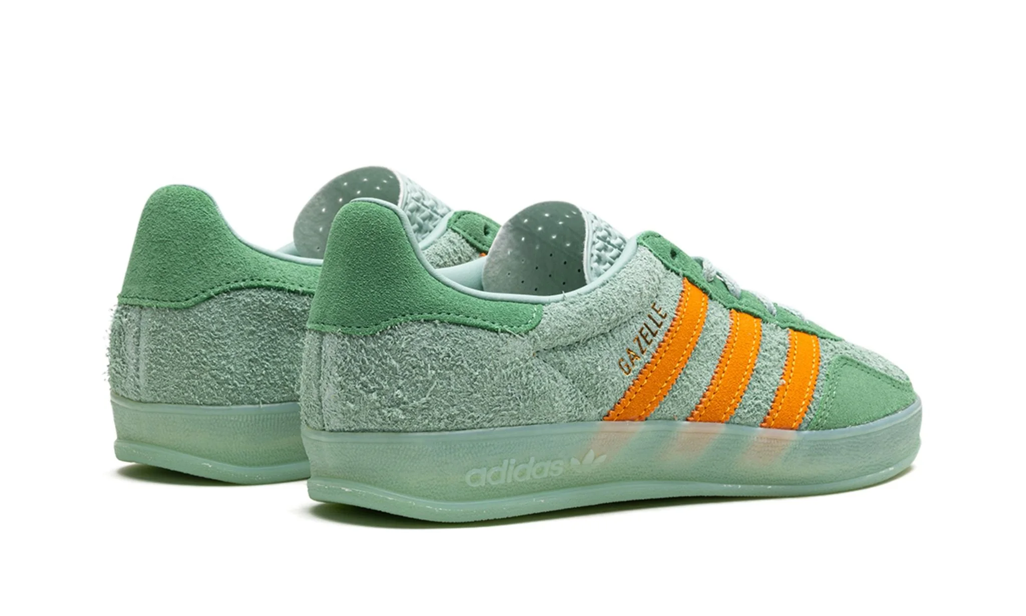 adidas Gazelle Indoor Hazy Green Crew Yellow (Women's) - Image 3