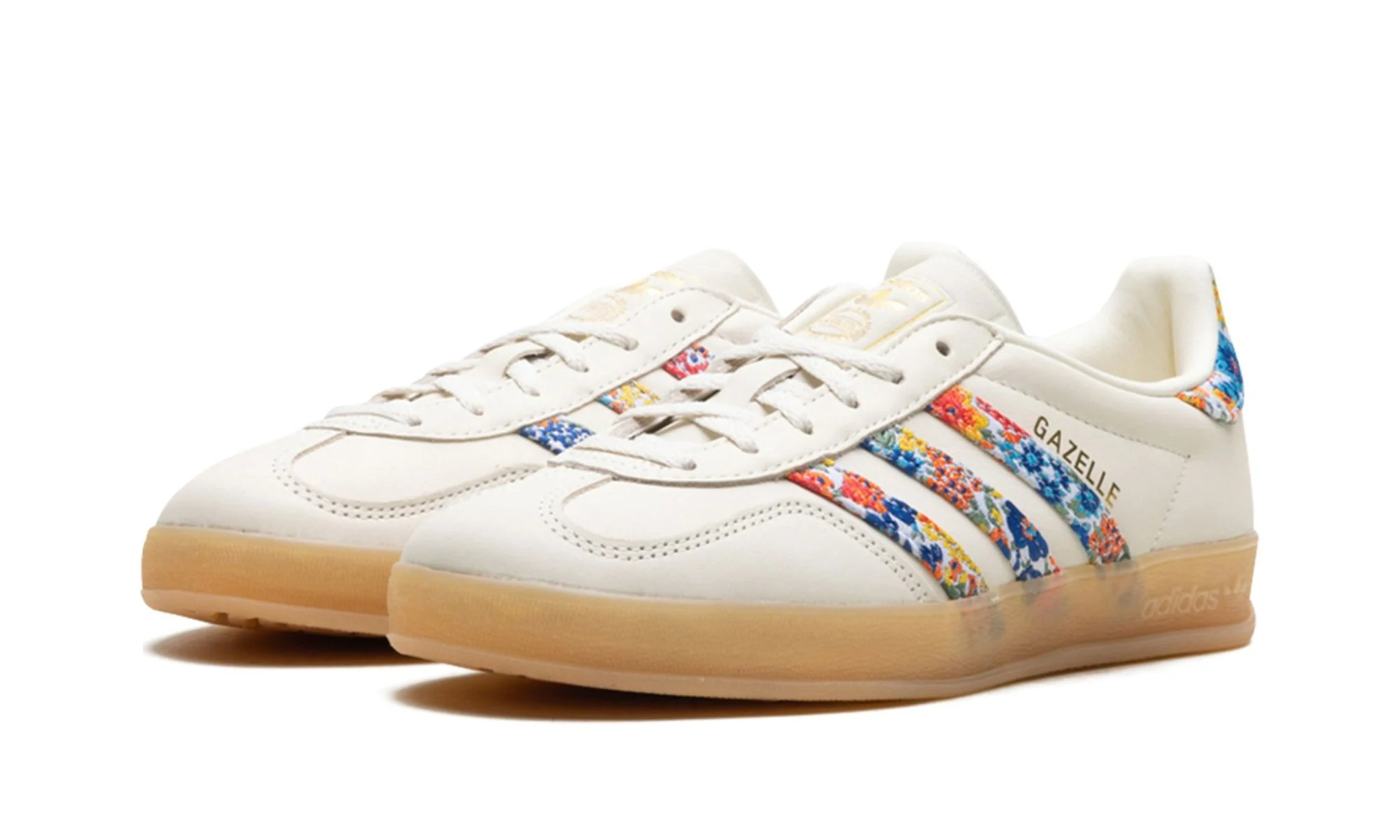 Adidas Gazelle Indoor Liberty London Floral Embroidery Stripes (Women's) - Image 2