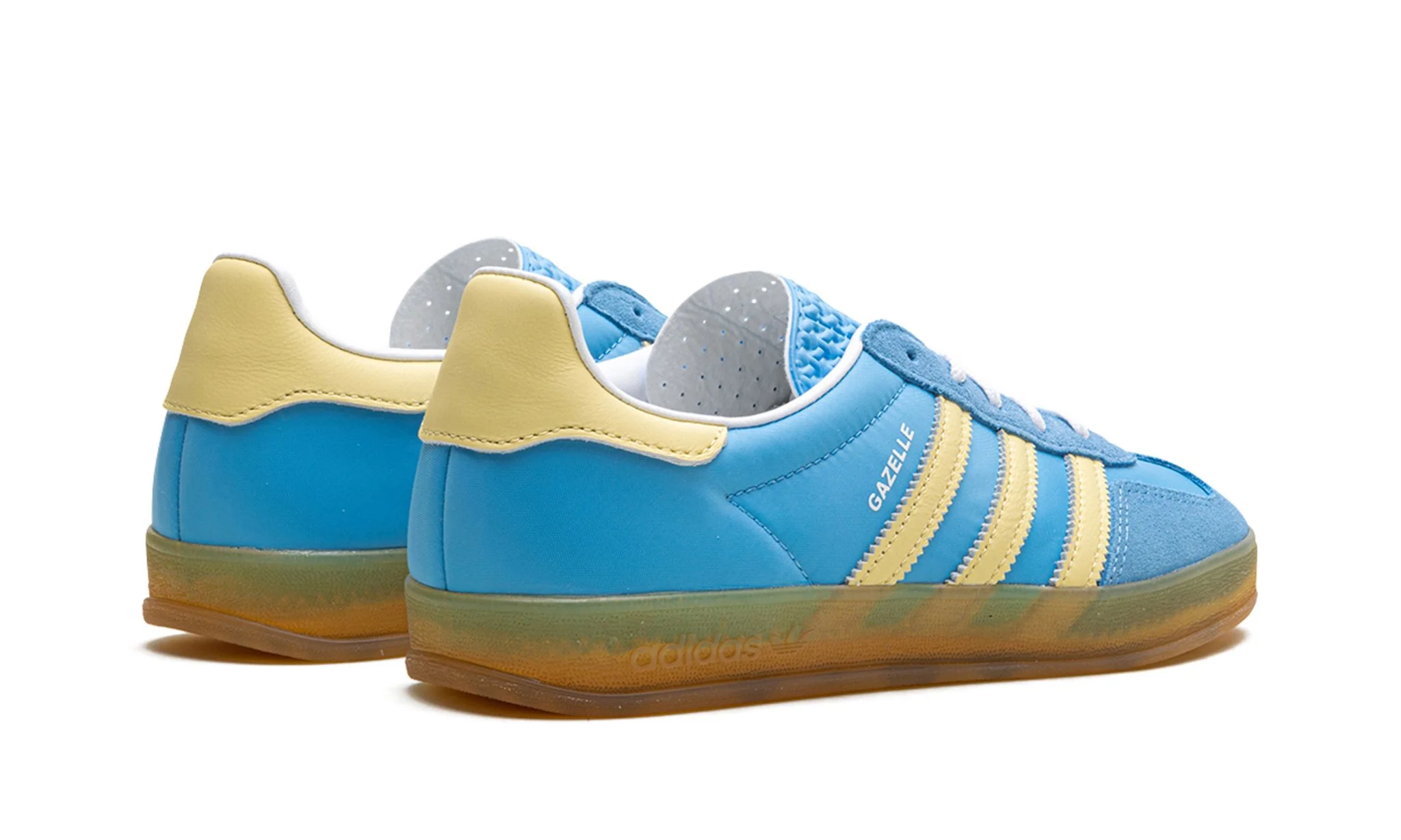 Adidas Gazelle Indoor Semi Blue Burst Almost Yellow (Women's) - Image 3