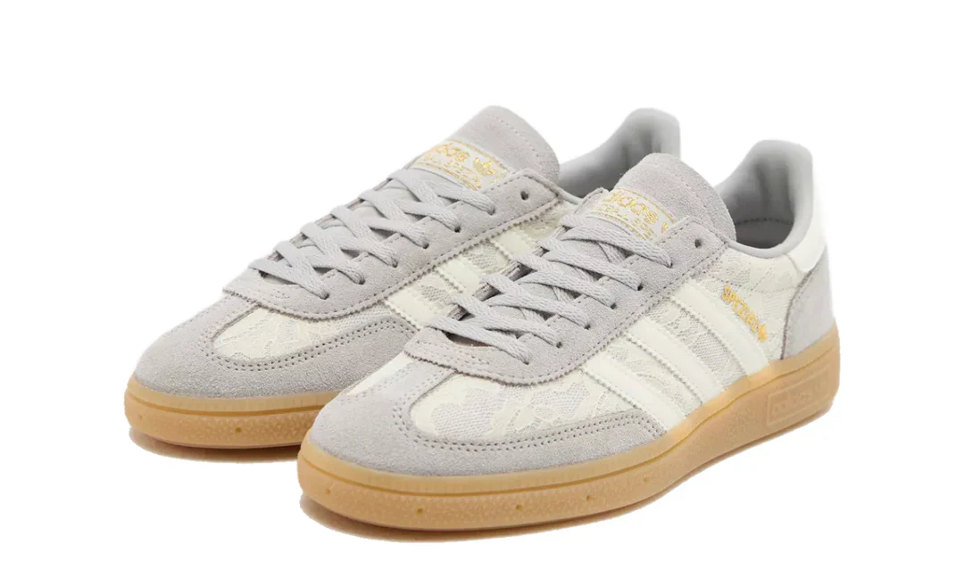Adidas Handball Spezial Grey White Lace - Image 2