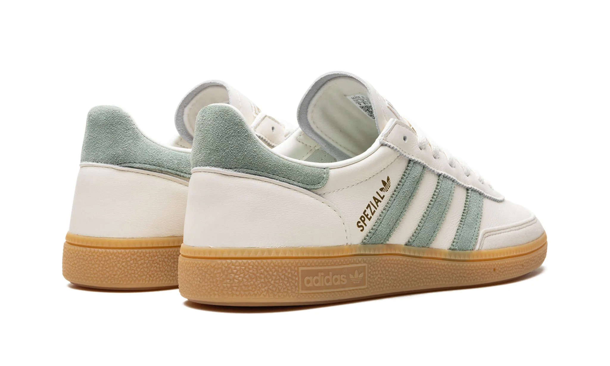Adidas Handball Spezial Off White Silver Green - Image 3