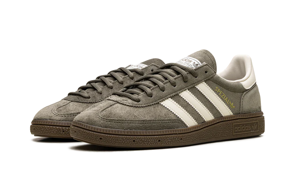 Adidas Handball Spezial Olive Strata Cream White - Image 2