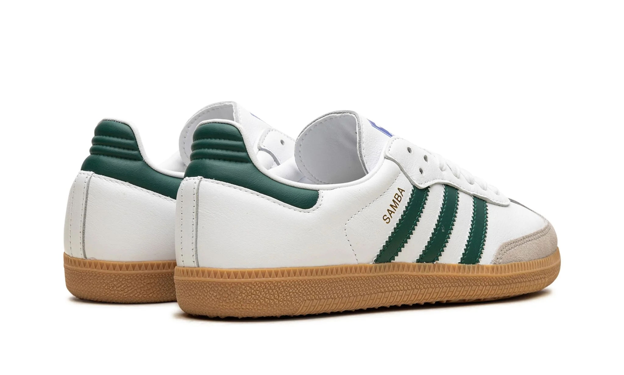 Adidas Originals Samba OG White Collegiate Green Gum - Image 3