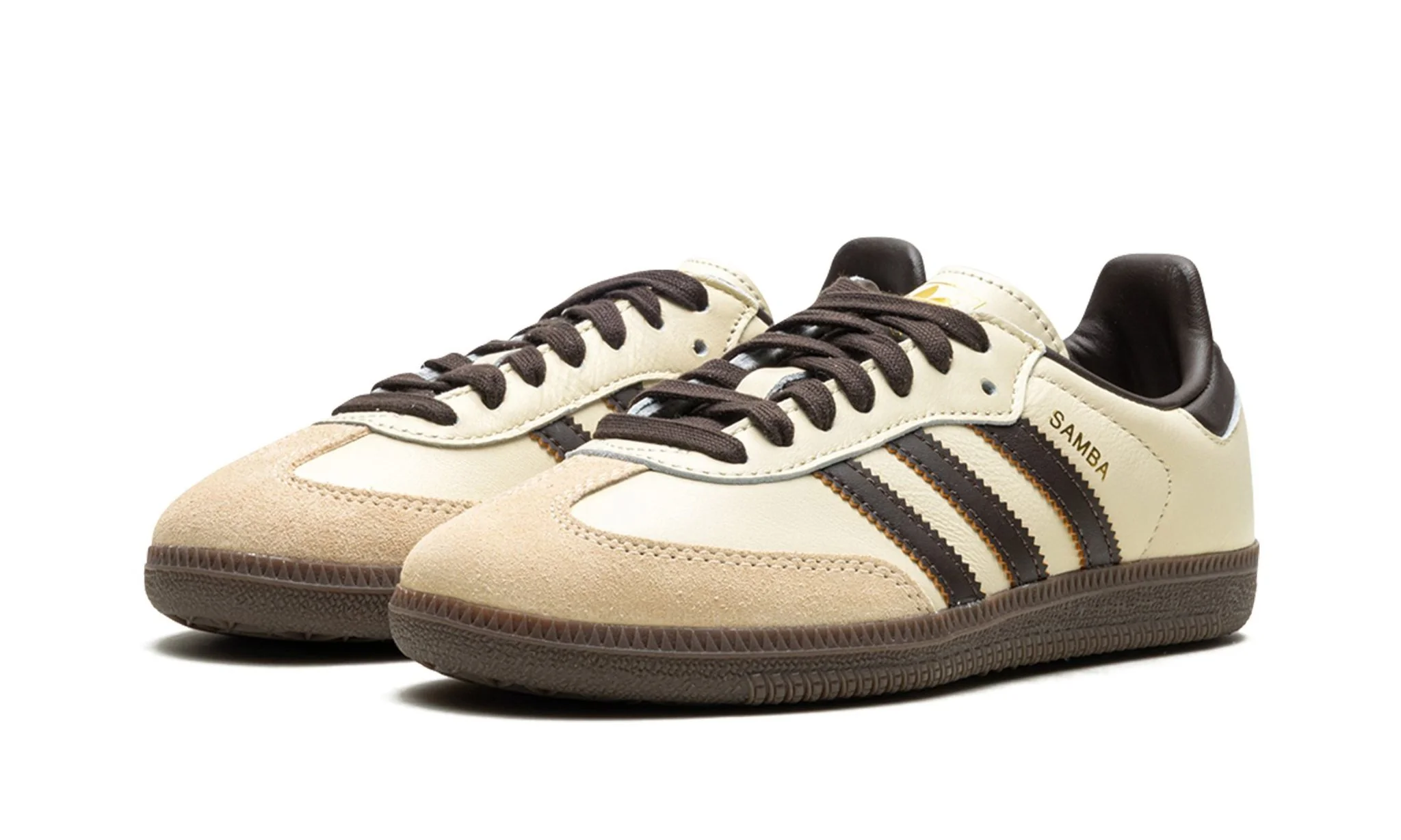 ADIDAS SAMBA OG Cream White  Dark Brown - Image 2