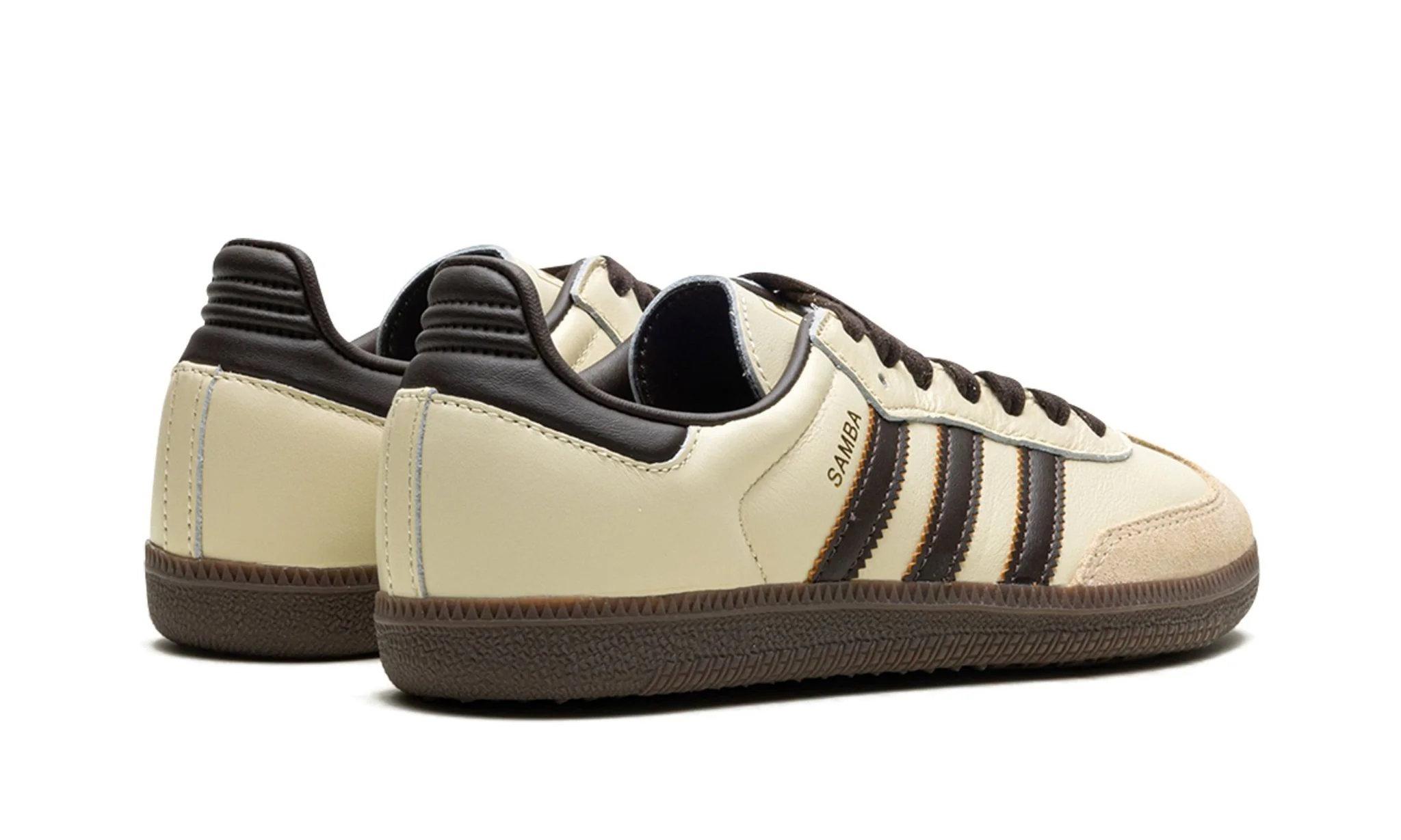 ADIDAS SAMBA OG Cream White  Dark Brown - Image 3