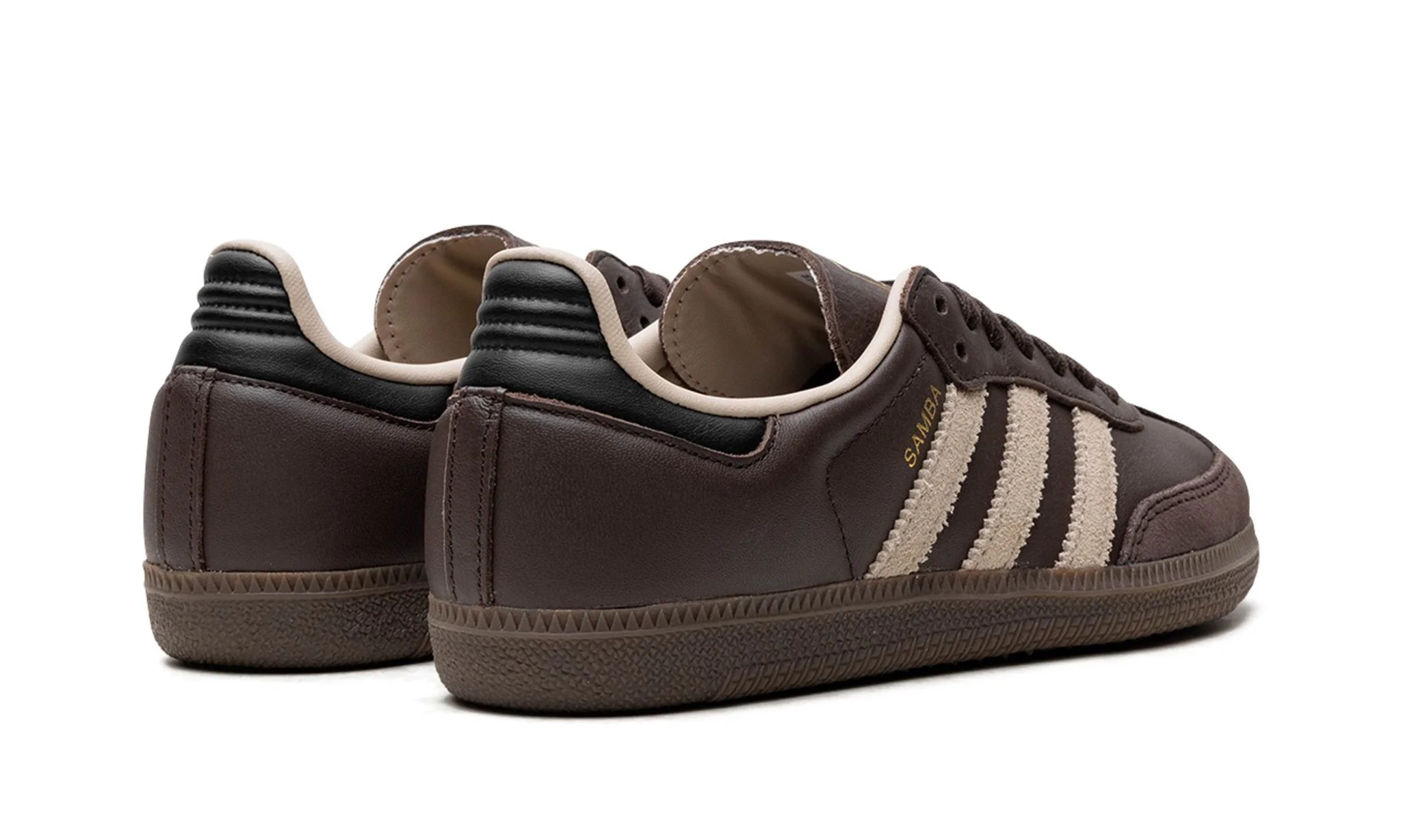 Adidas Samba OG Dark Brown Beige Gum - Image 3