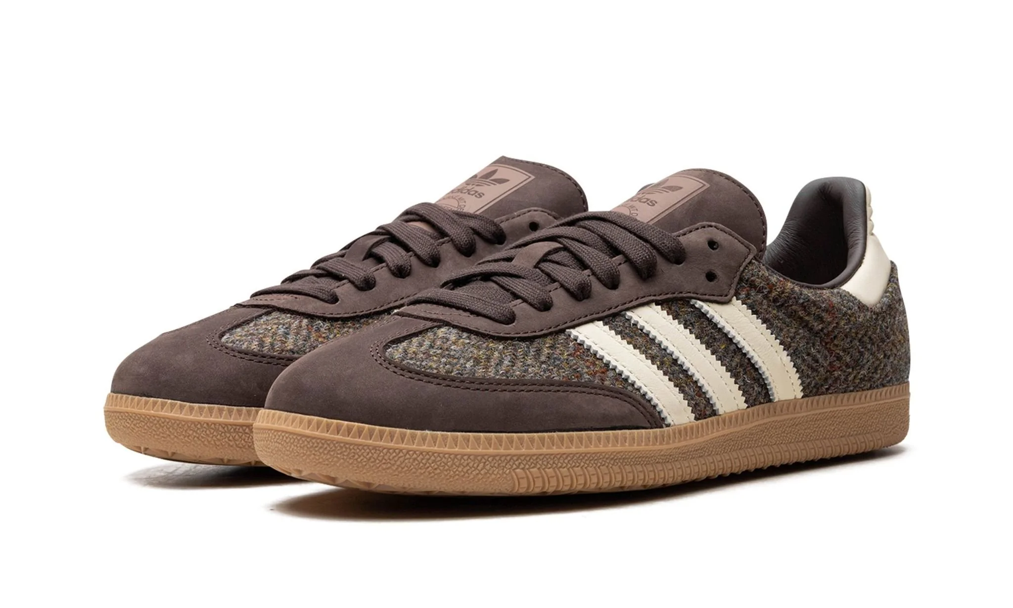 Adidas Samba OG Dark Brown Tweed - Image 2