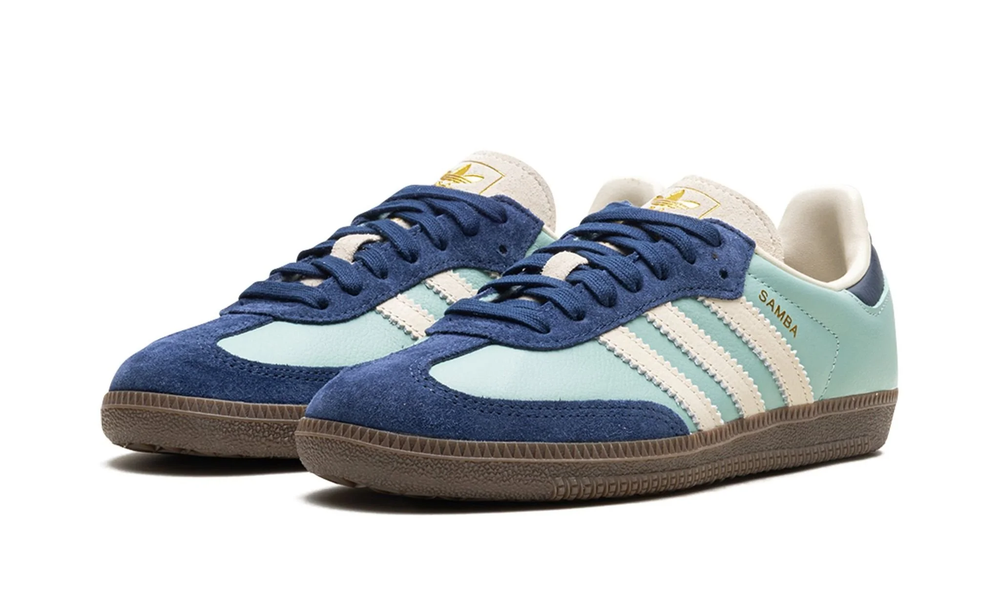 Adidas Samba OG Hazy Green Night Indigo - Image 2