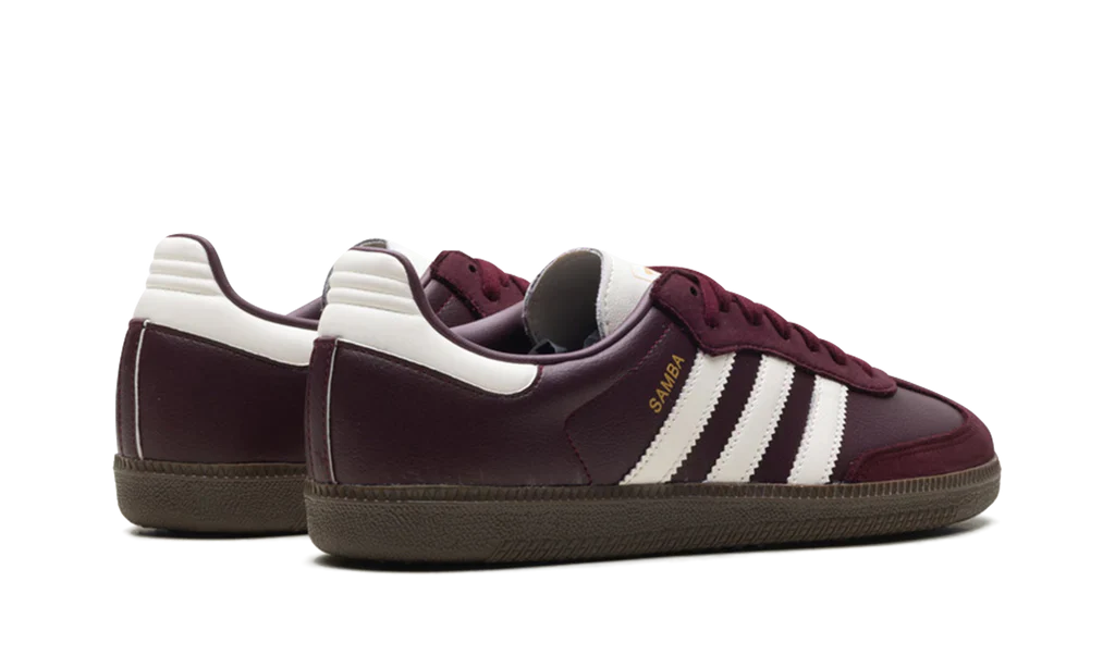 Adidas Samba OG Maroon Off White Gum (Women's) - Image 3