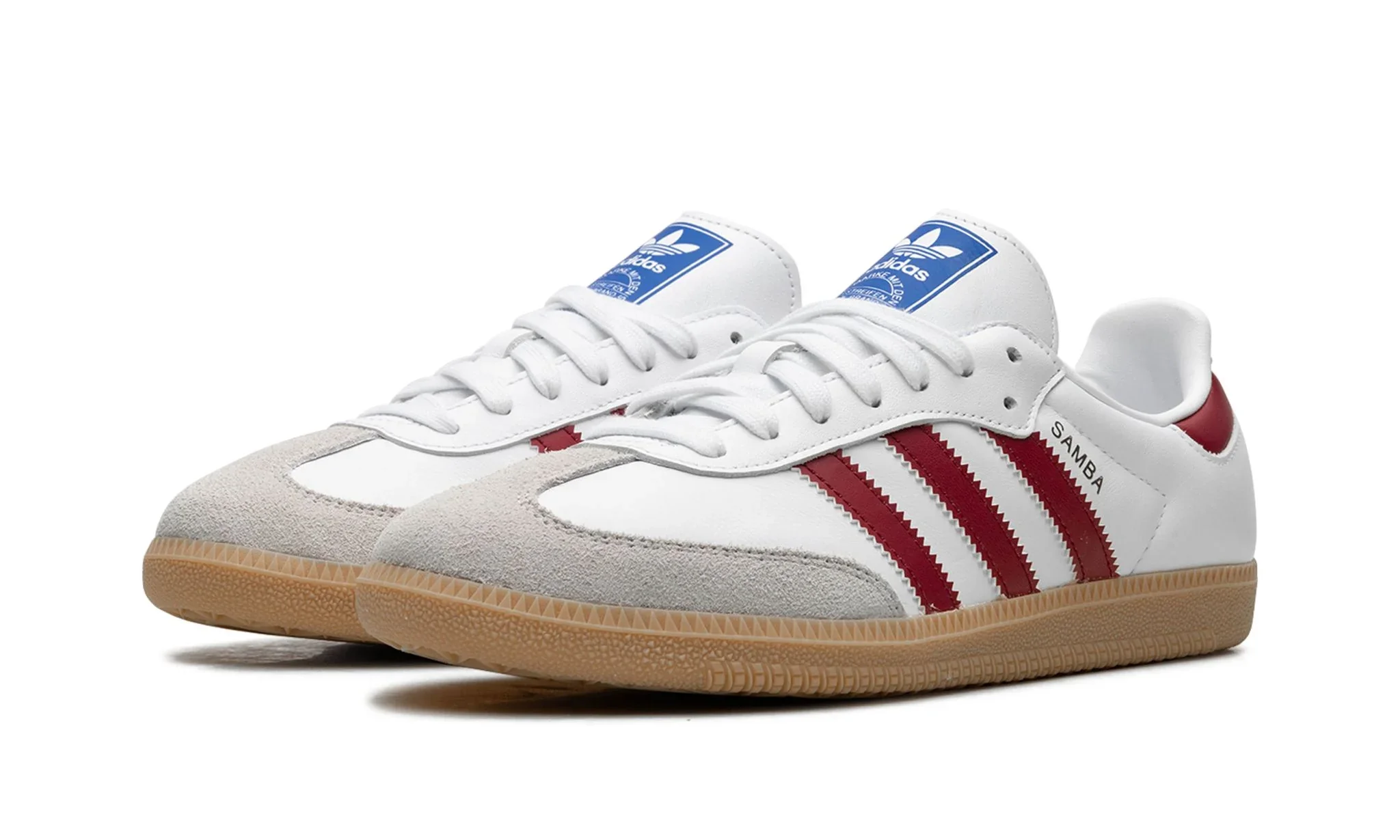 Adidas Samba OG White Burgundy Gum - Image 2