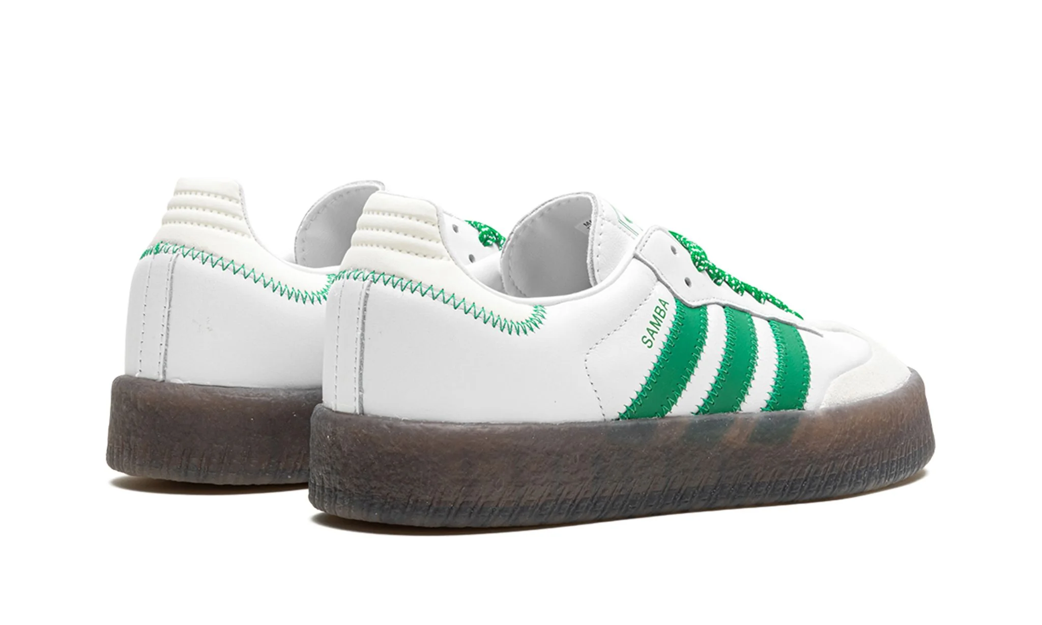 Adidas Sambae Cloud White Green (Women's) - Image 3