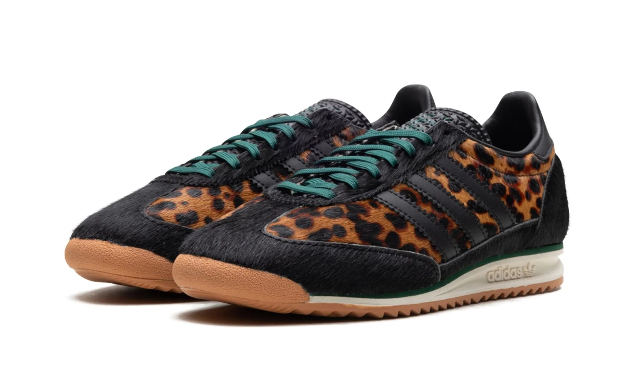 Adidas SL 72 OG Leopard Print Collegiate Green (Women's) - Image 2