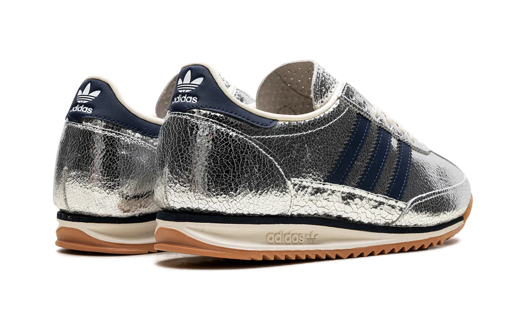 Adidas SL 72 OG Silver Metallic Collegiate Navy - Image 3