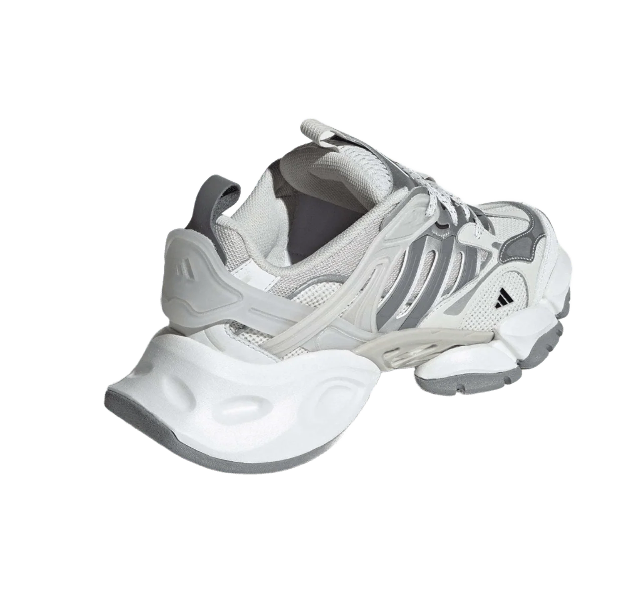 Adidas XLG Runner Deluxe Grey Silver White - Image 4