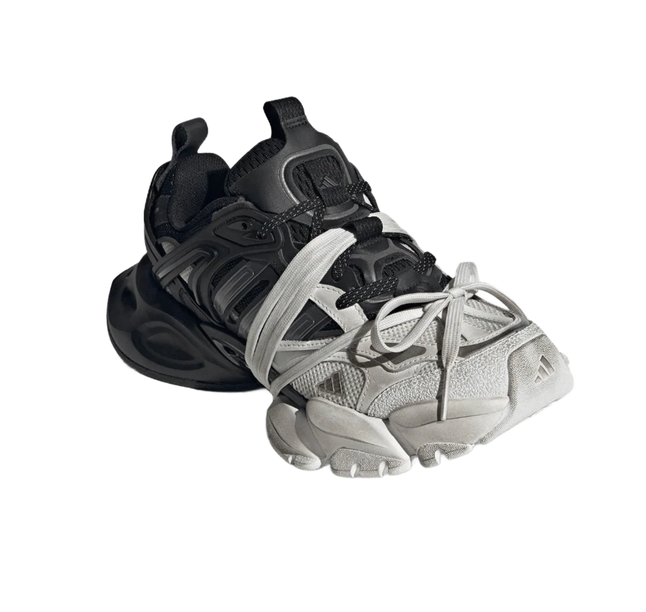 Adidas XLG Runner Deluxe White Black - Image 3