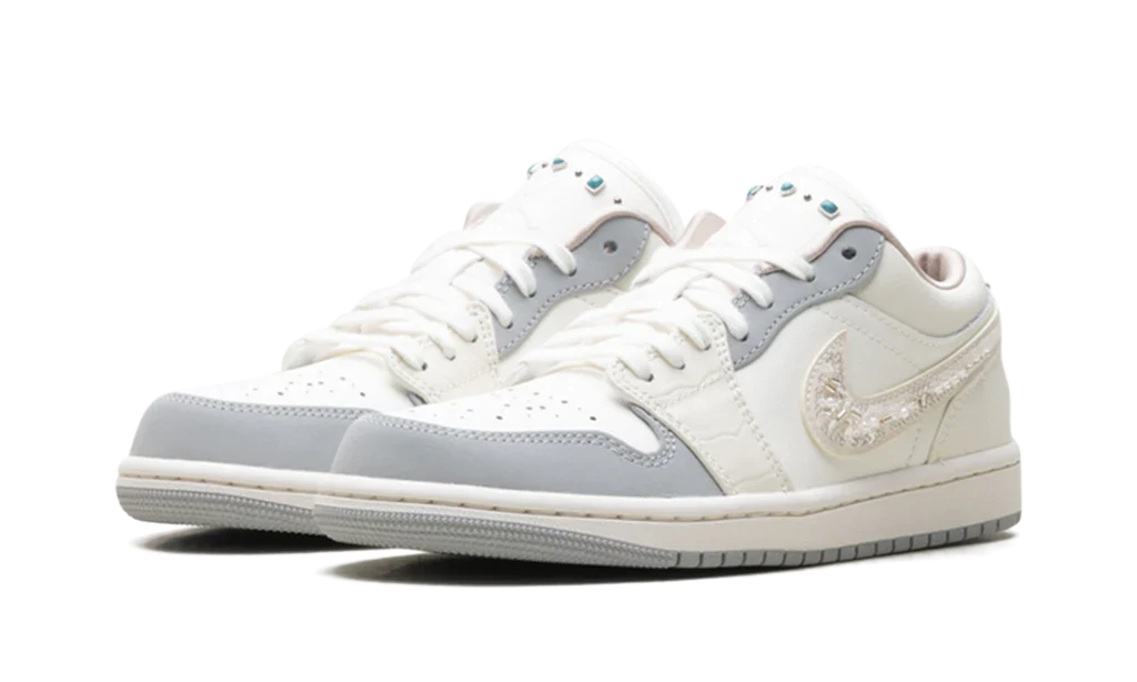 Air Jordan 1 Low Sail Soft Pearl (Women's) - Image 2