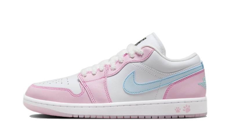 Air Jordan 1 Low SE Paw Print Pink Foam