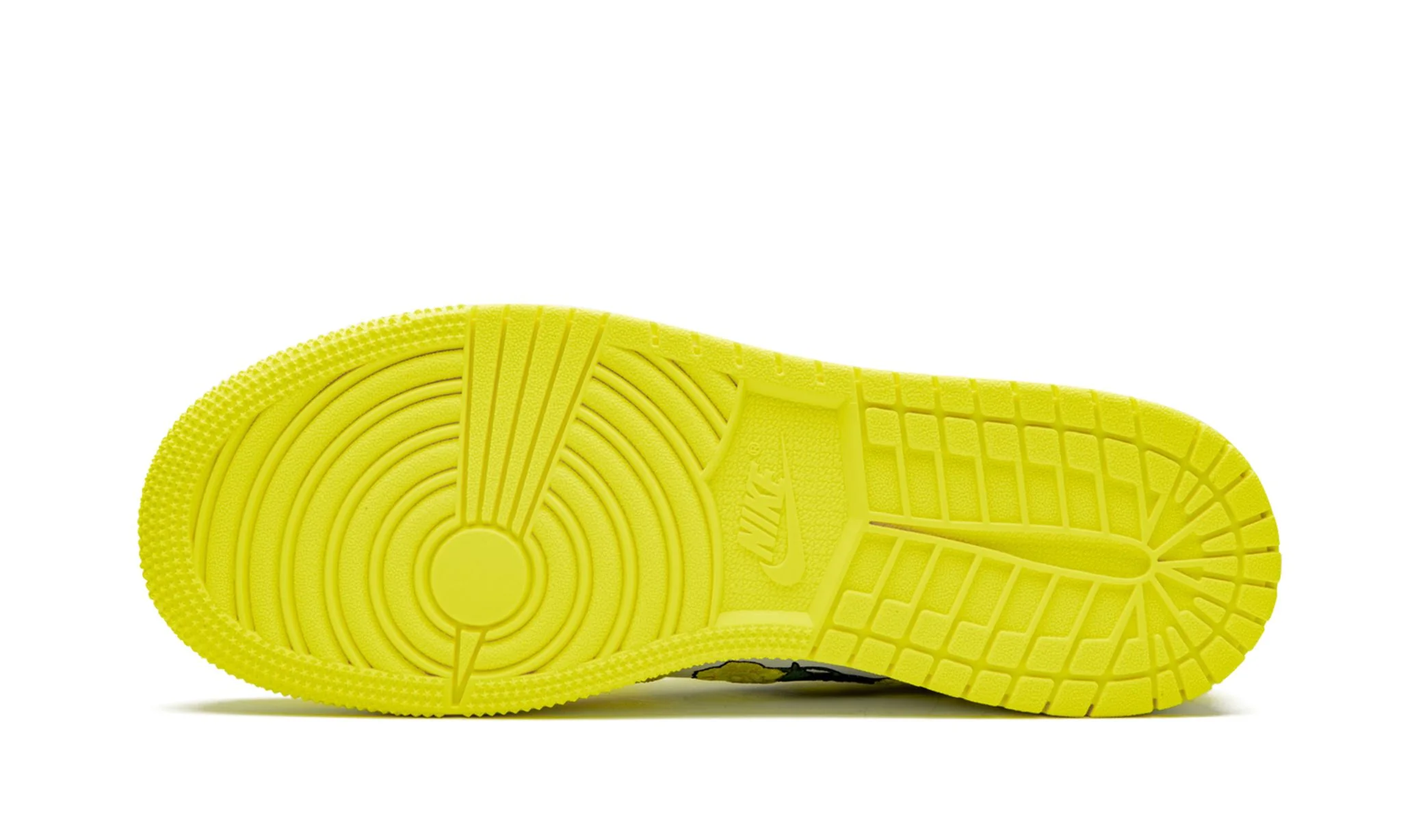 Air Jordan 1 Mid Dynamic Yellow Floral (GS) - Image 4