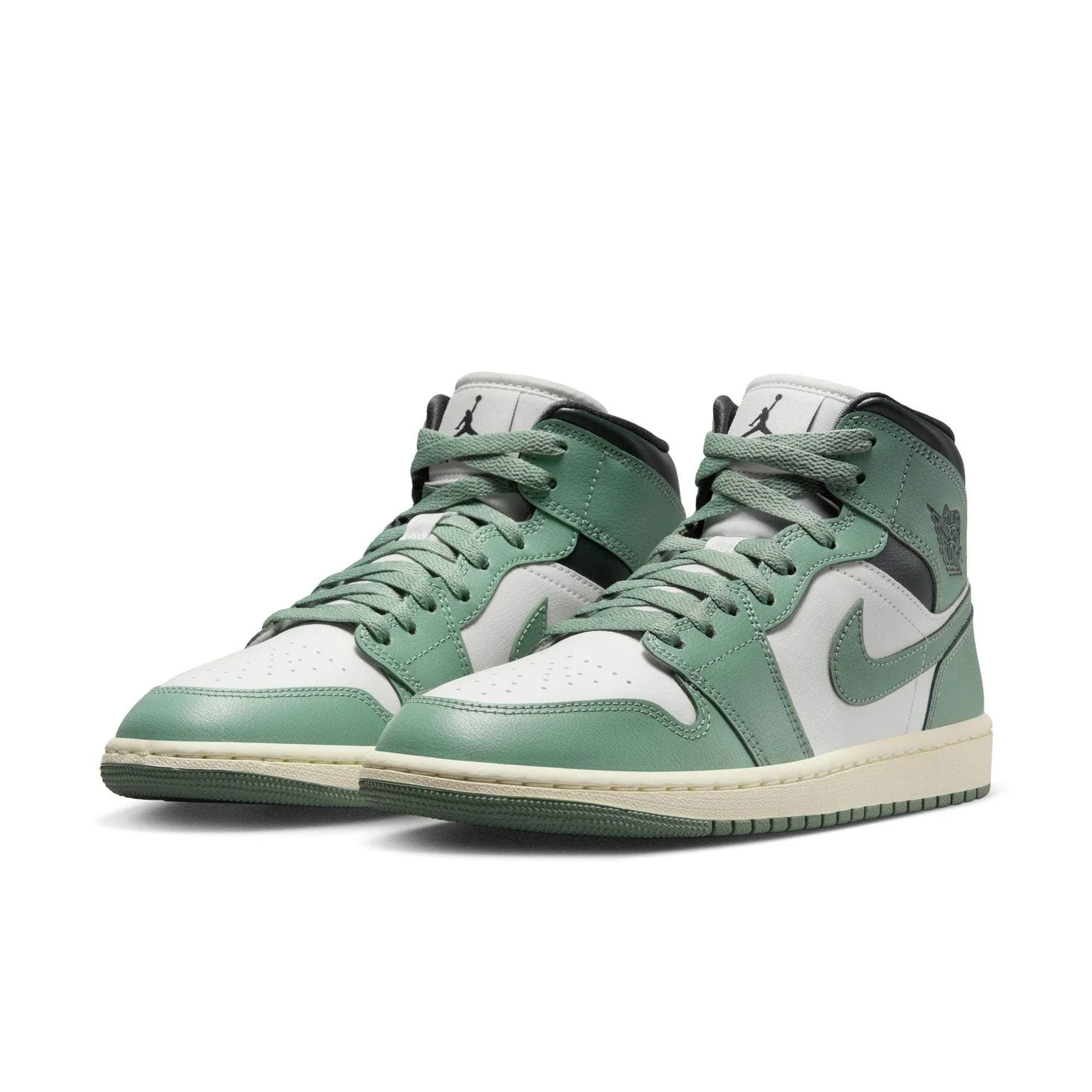Air Jordan 1 Mid Jade Smoke (Women's) - Image 2