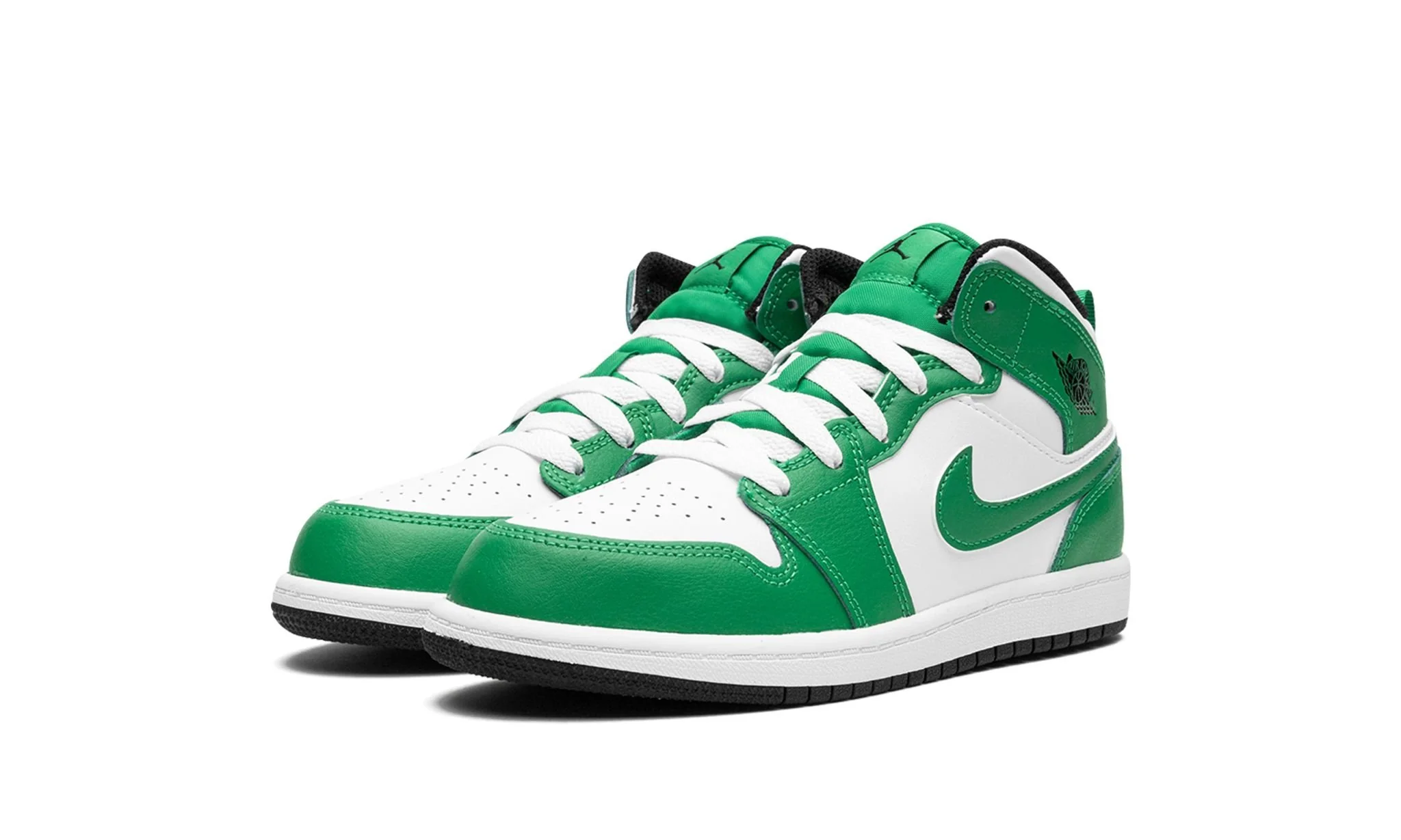 Air Jordan 1 Mid Lucky Green (PS) - Image 2