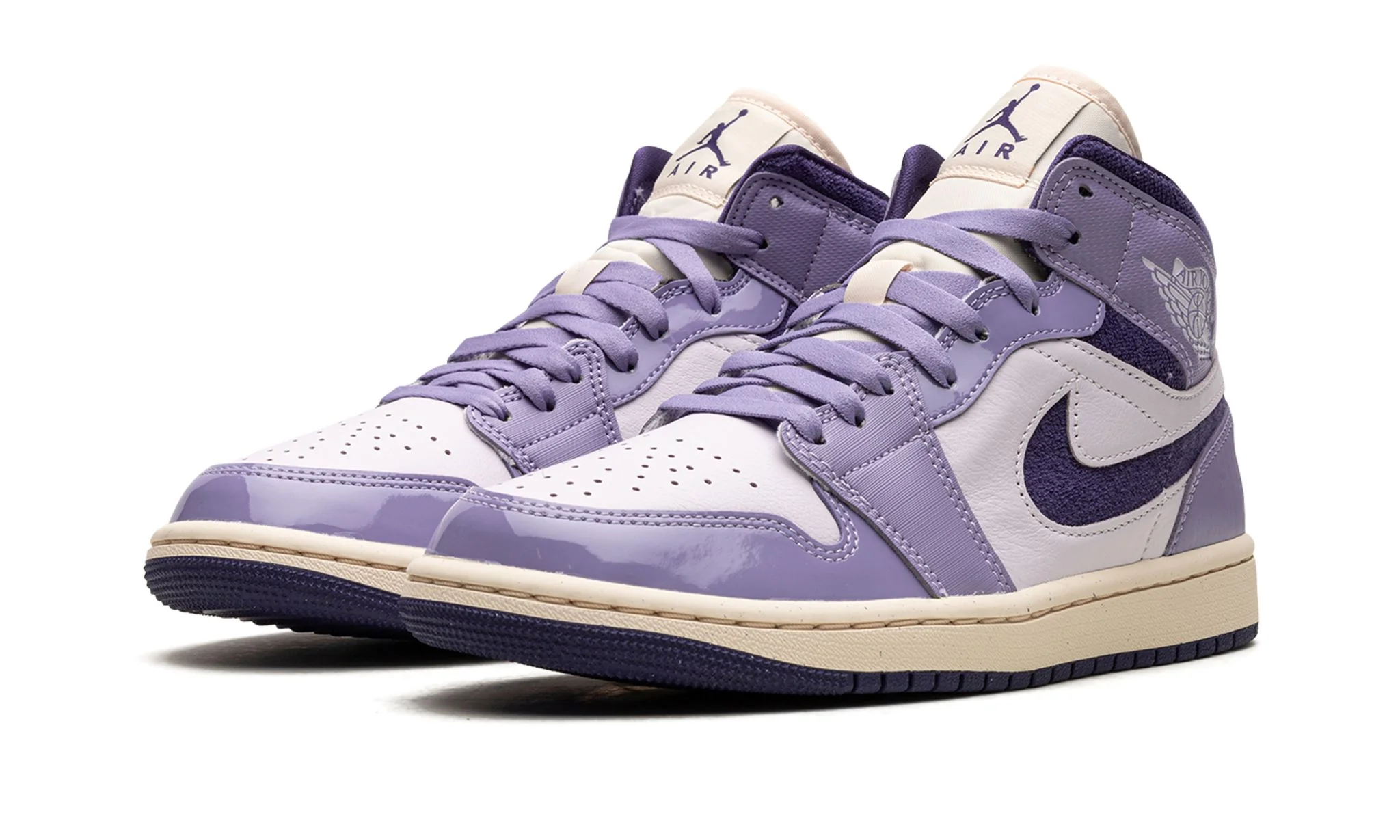 Air Jordan 1 Mid Purple Chenille - Image 2
