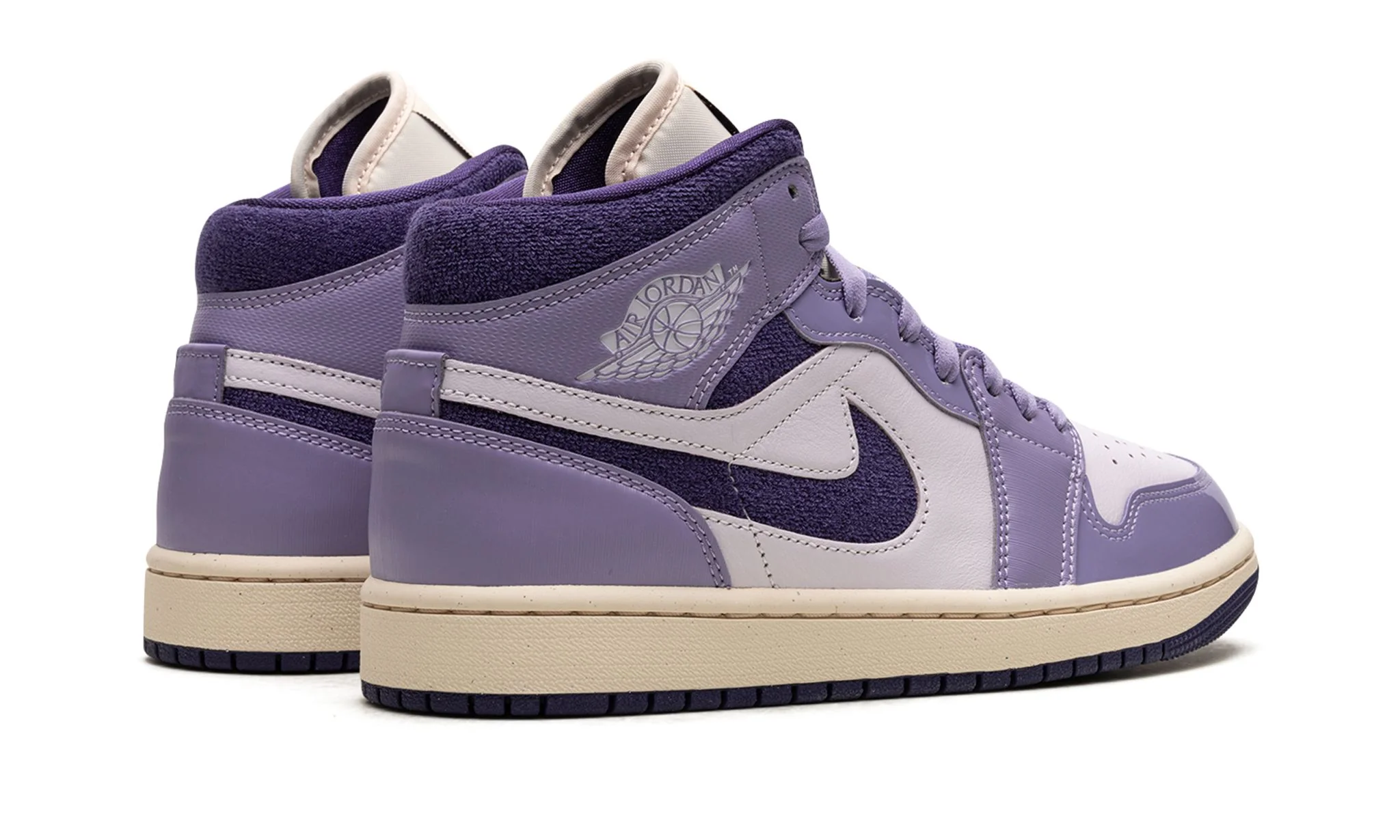 Air Jordan 1 Mid Purple Chenille - Image 3