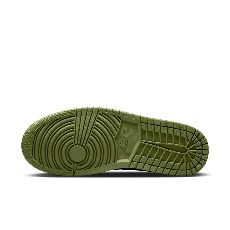Air Jordan 1 Mid SE Craft Anthracite & Light Olive - Image 2