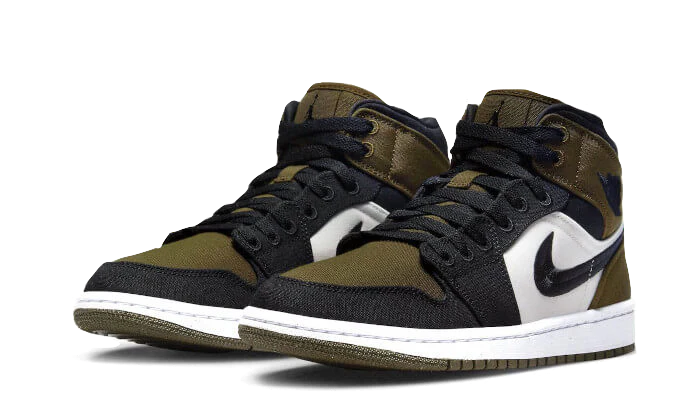 Air Jordan 1 Mid SE Light Olive - Image 2