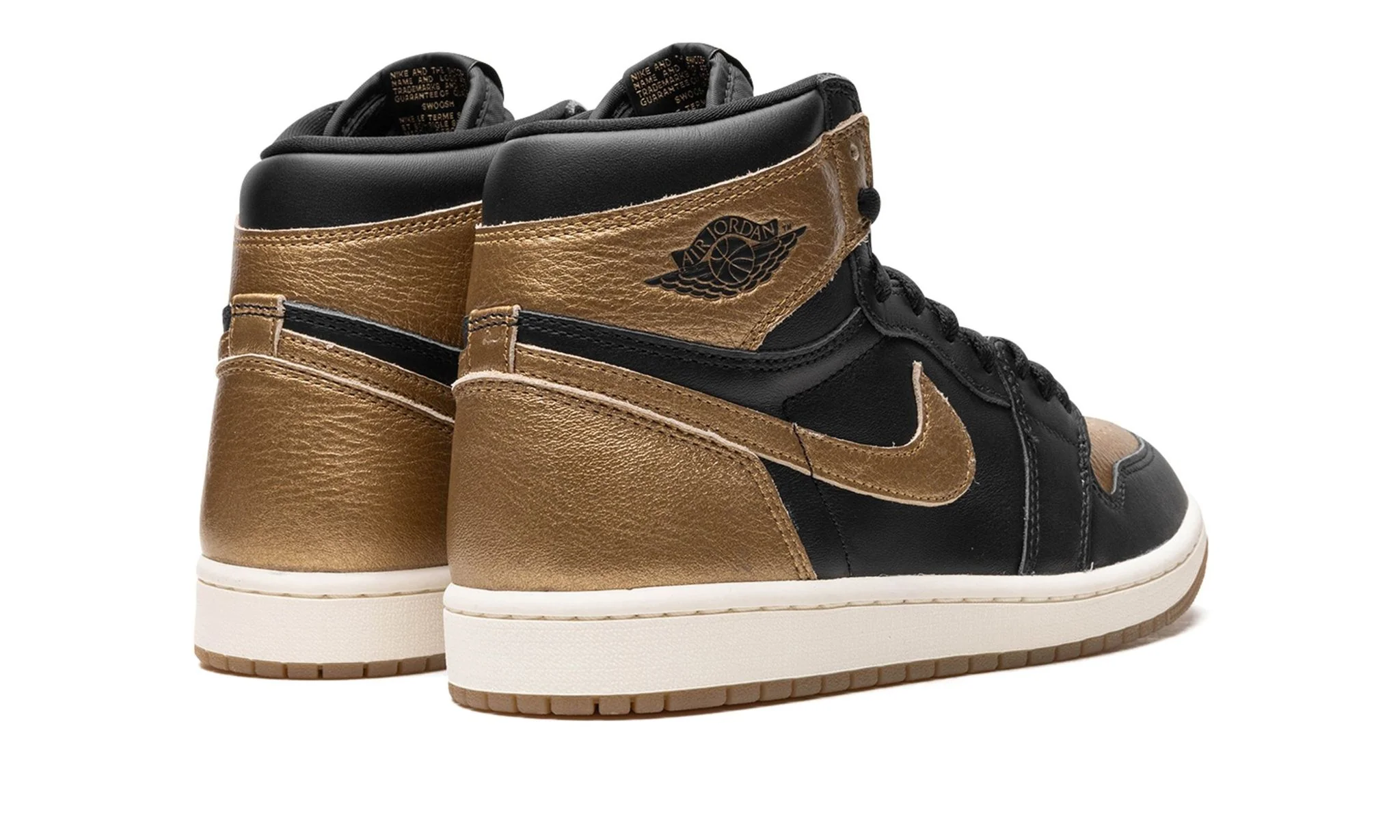 Air Jordan 1 Retro High OG Black Metallic Gold - Image 3