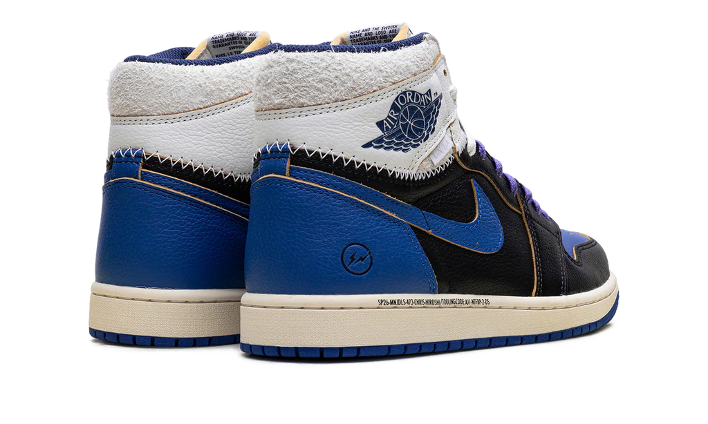 Air Jordan 1 Retro High OG SP Fragment x Union LA Sport Royal - Image 3