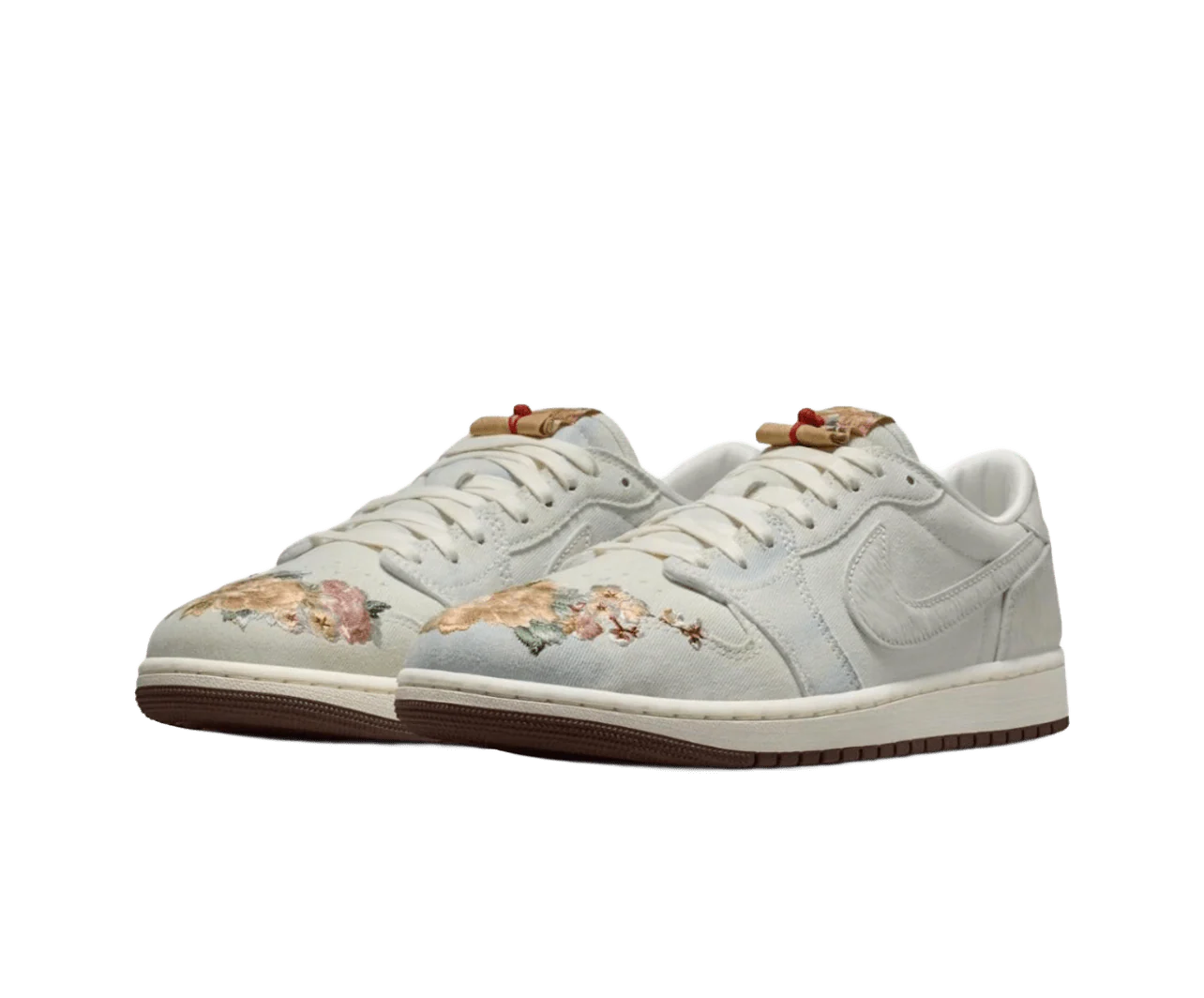 Air Jordan 1 Retro Low OG Football Grey Sail Light Chocolate - Image 2