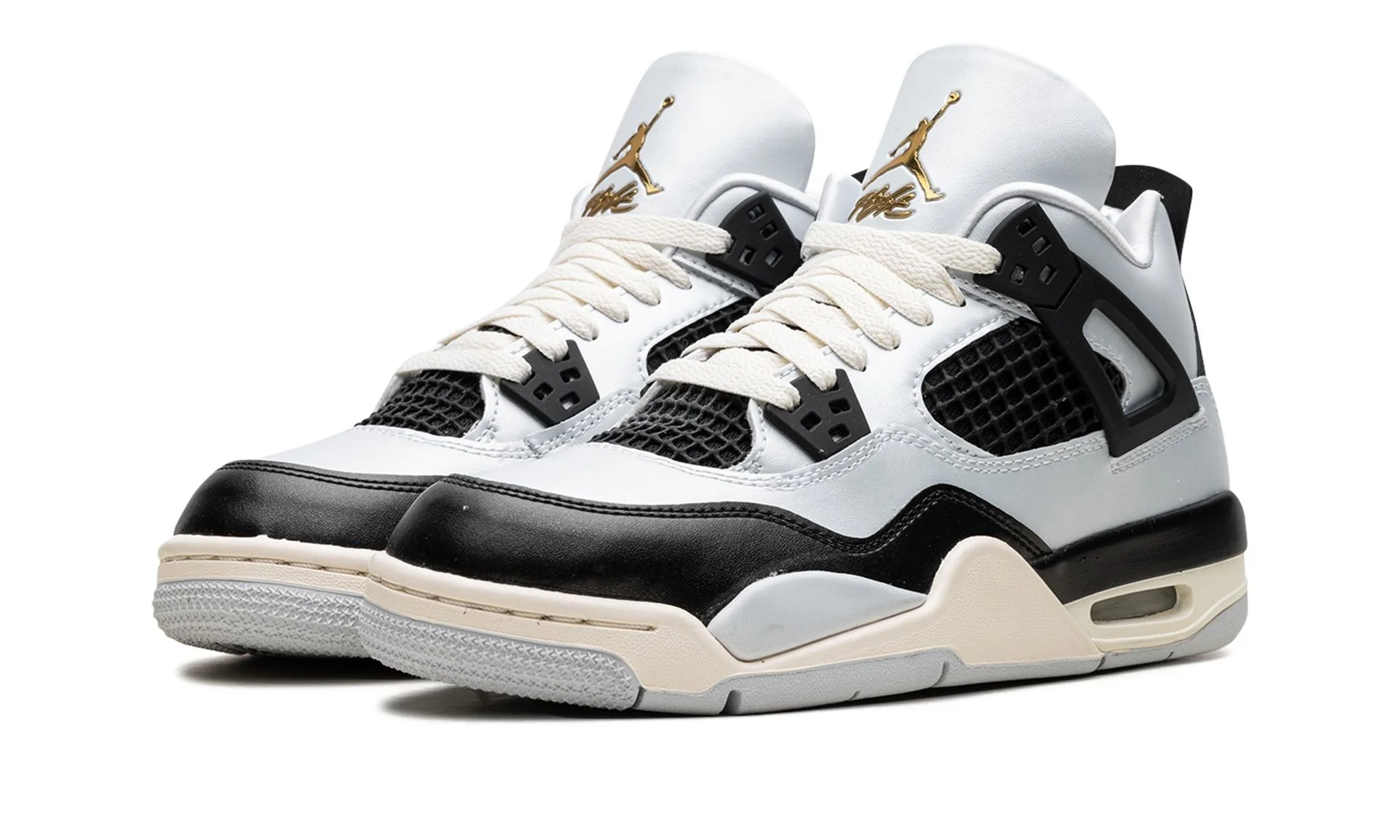 Air Jordan 4 Retro Platinum Gold (GS) - Image 2