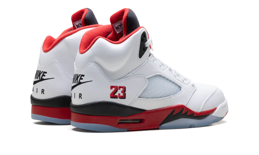 Air Jordan 5 Retro Fire Red Black Tongue (2025) - Image 3