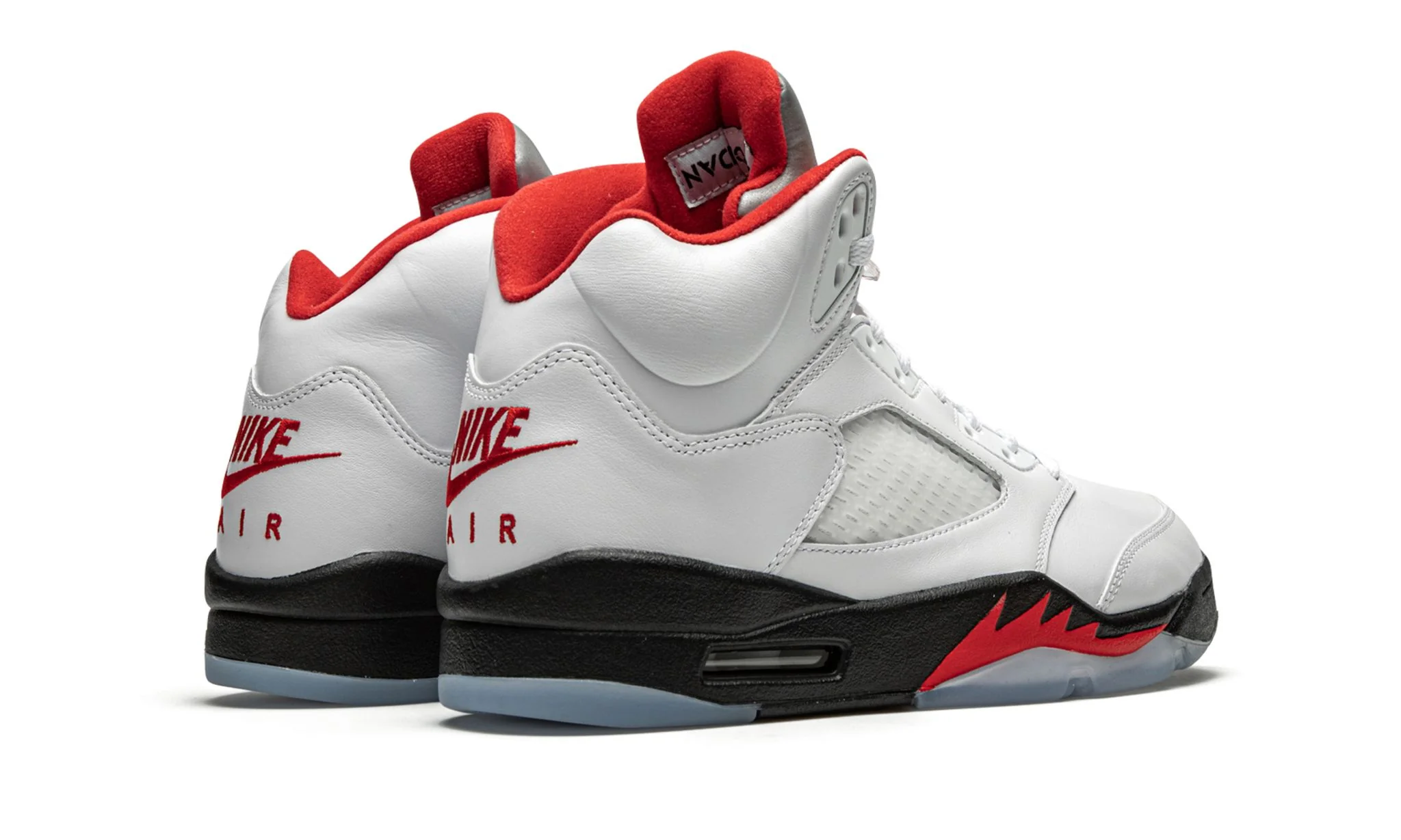 Air Jordan 5 Retro Fire Red Silver Tongue (2020) - Image 3