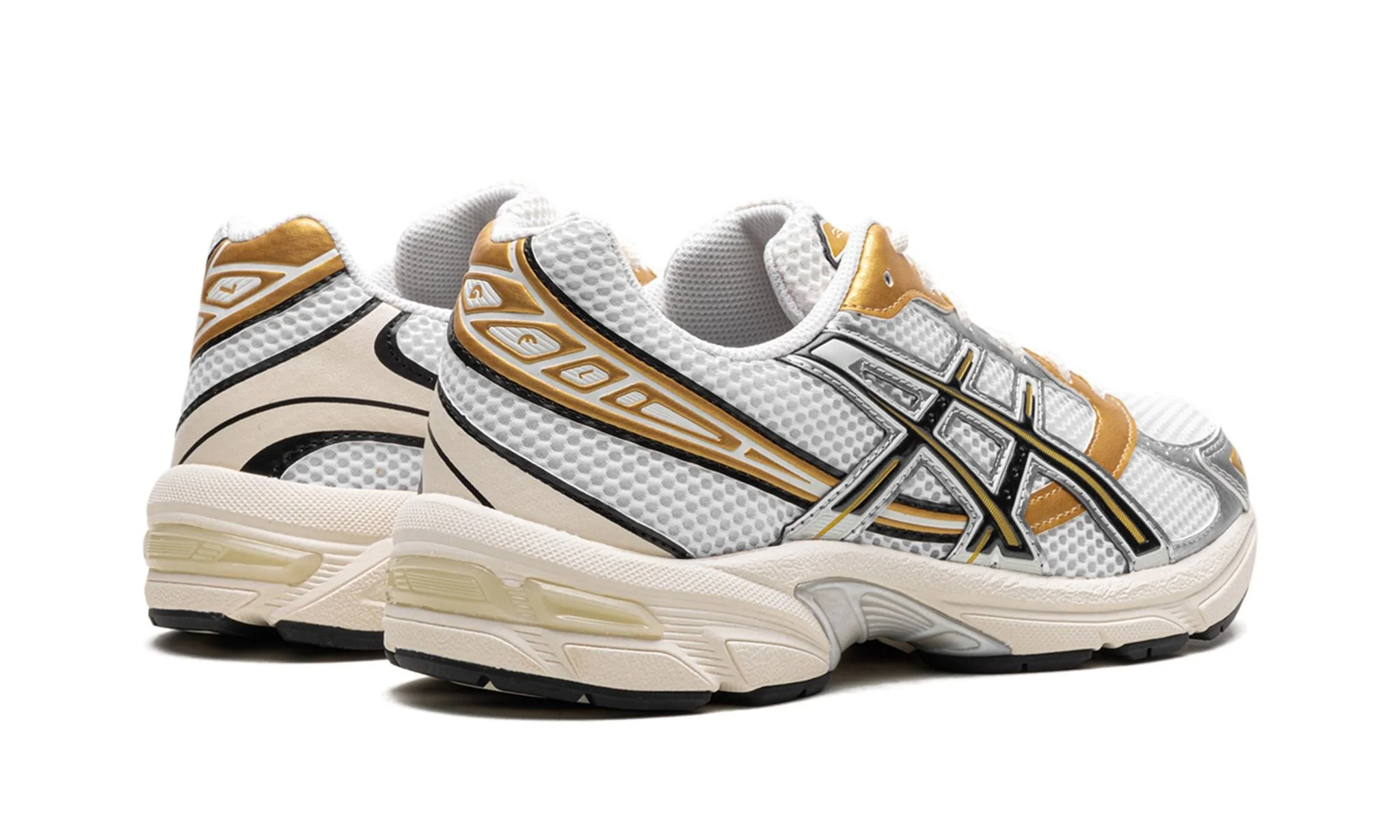 ASICS Gel-1130 White Black Gold - Image 3