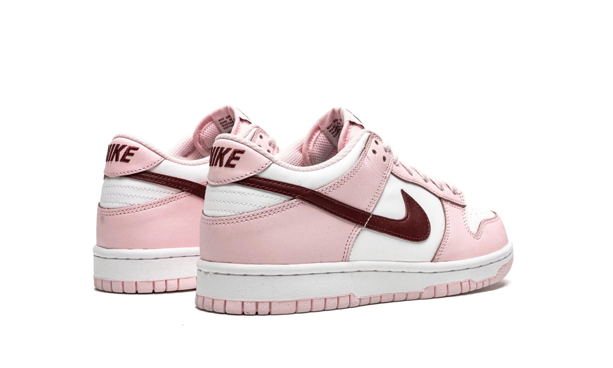 Dunk Low Pink Red White - Image 3