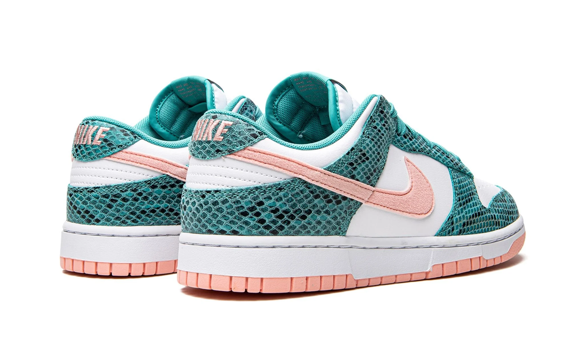 Dunk Low Snakeskin Washed Teal Bleached Coral - Image 3