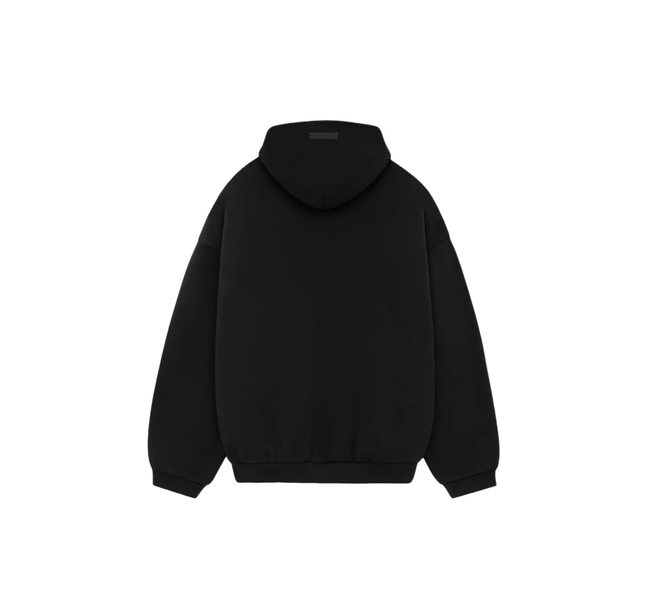 Fear of God Essentials Fleece Hoodie Black - Image 2