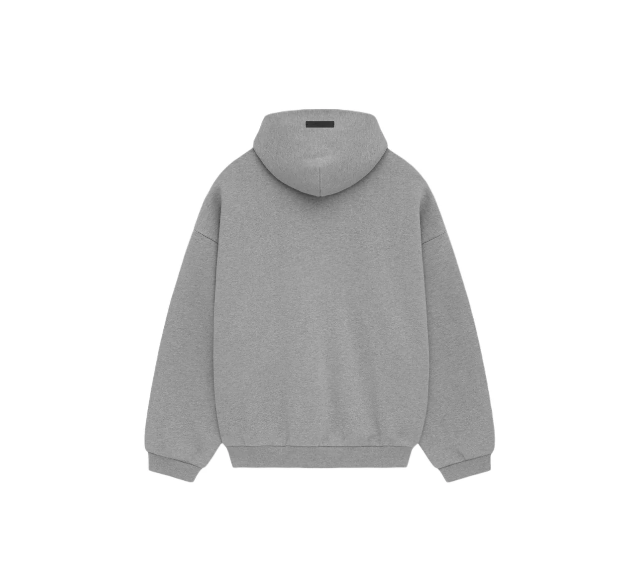 Fear of God Essentials Fleece Hoodie Dark Heather - Image 2