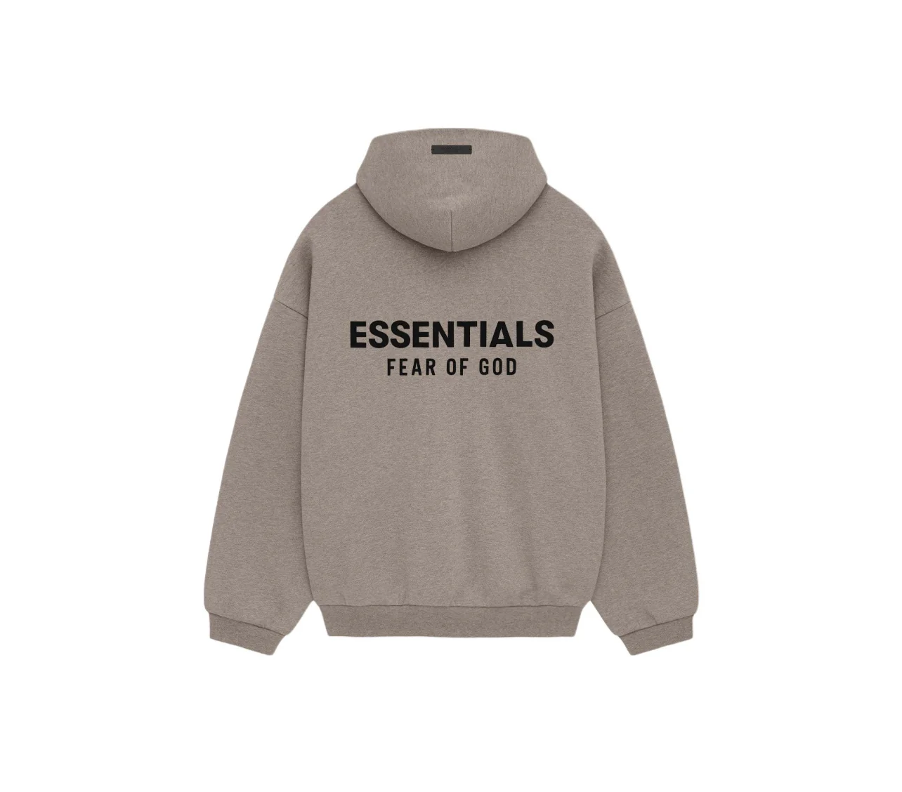 Fear of God Essentials Fleece Hoodie (FW24) Heather Gray - Image 2