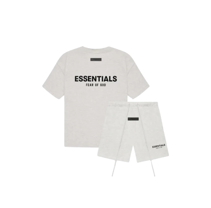 Fear of God Essentials Light Oatmeal Summer set