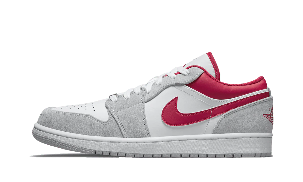 Air Jordan 1 Low SE Light Smoke Grey Gym Red