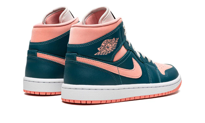 Air Jordan 1 Mid Dark Teal Green (Women's) - Image 3
