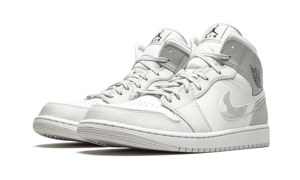 Air Jordan 1 Mid Grey Camo - Image 2